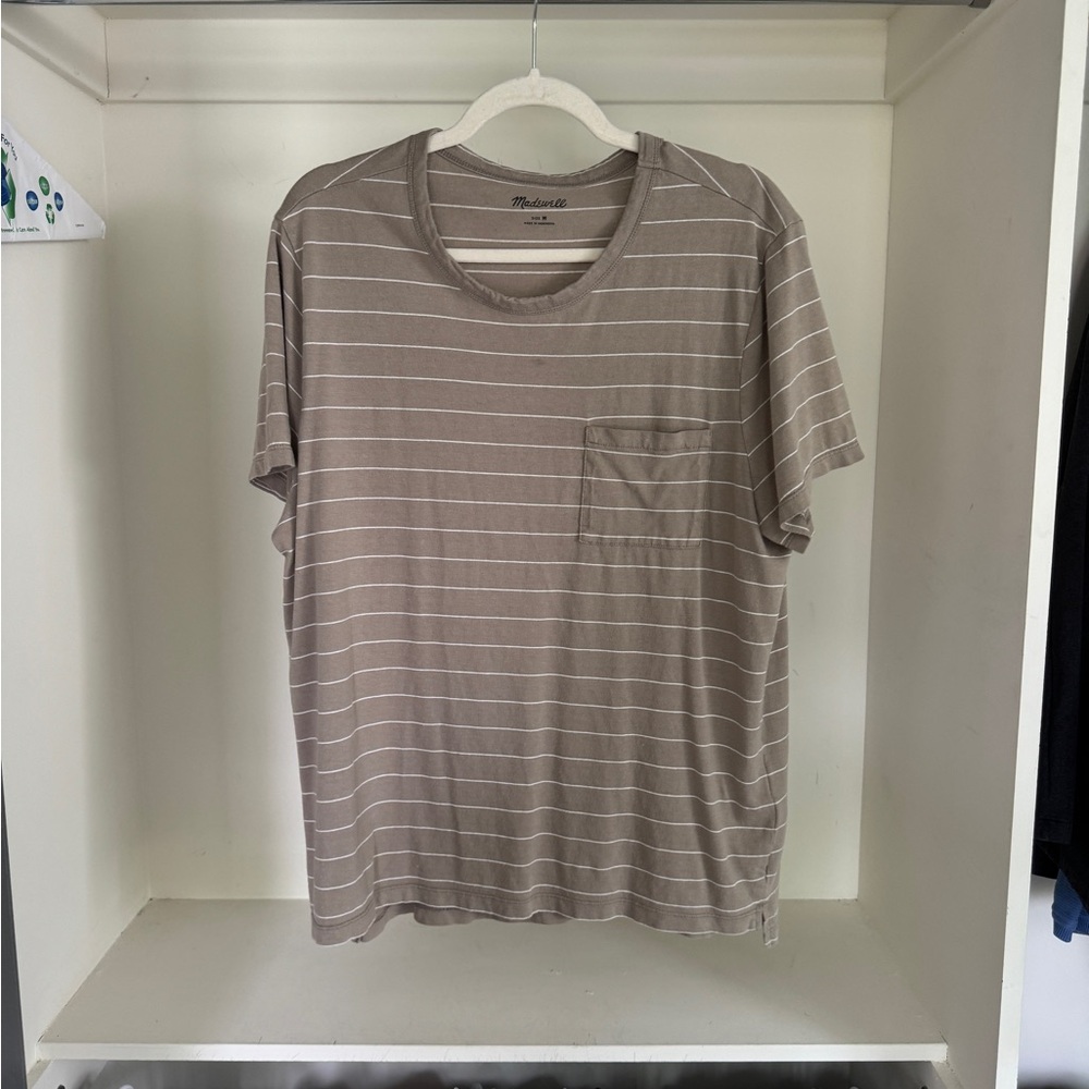 Madewell Striped Tee Shirt Size Medium